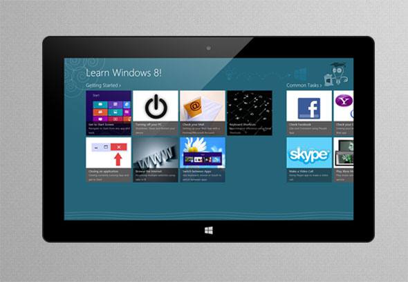 App screenshot - Learn Windows 8