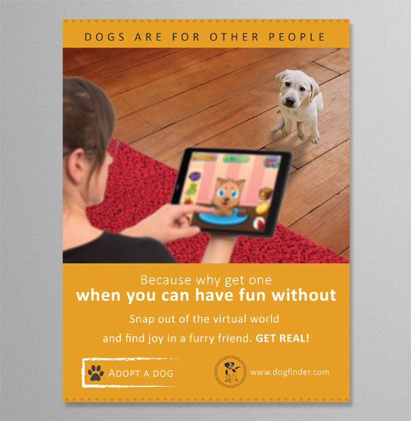 Adopt a dog campaign