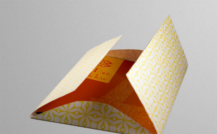 Envelope design - Voyage de Amour